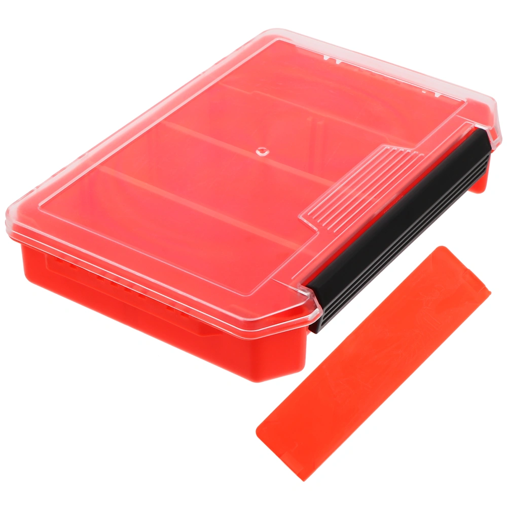 Portable Plastic Waterproof Fishing Tackle Boxes Compartments Storage Case