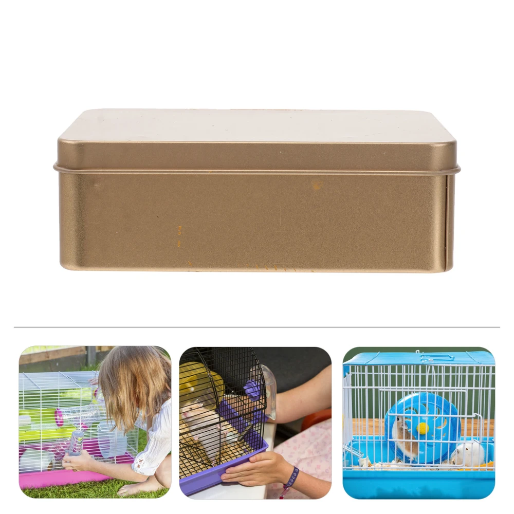 2Pcs Ice Iron Box Hamster Cooling Platform Cage Accessory Cooling Bed for Summer