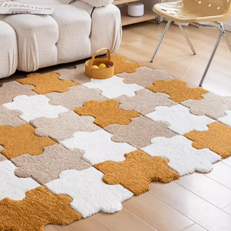 Joint Carpet Living Room Sofa Puzzle Square Foot Mat