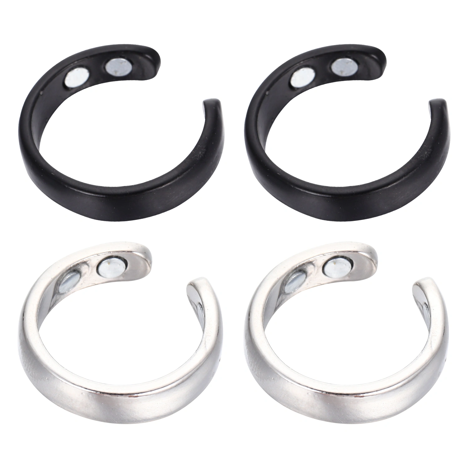 4Pcs Balance Energy Finger Loop Lymphatic Drainage Rings Lymph Detox Hand Ornament