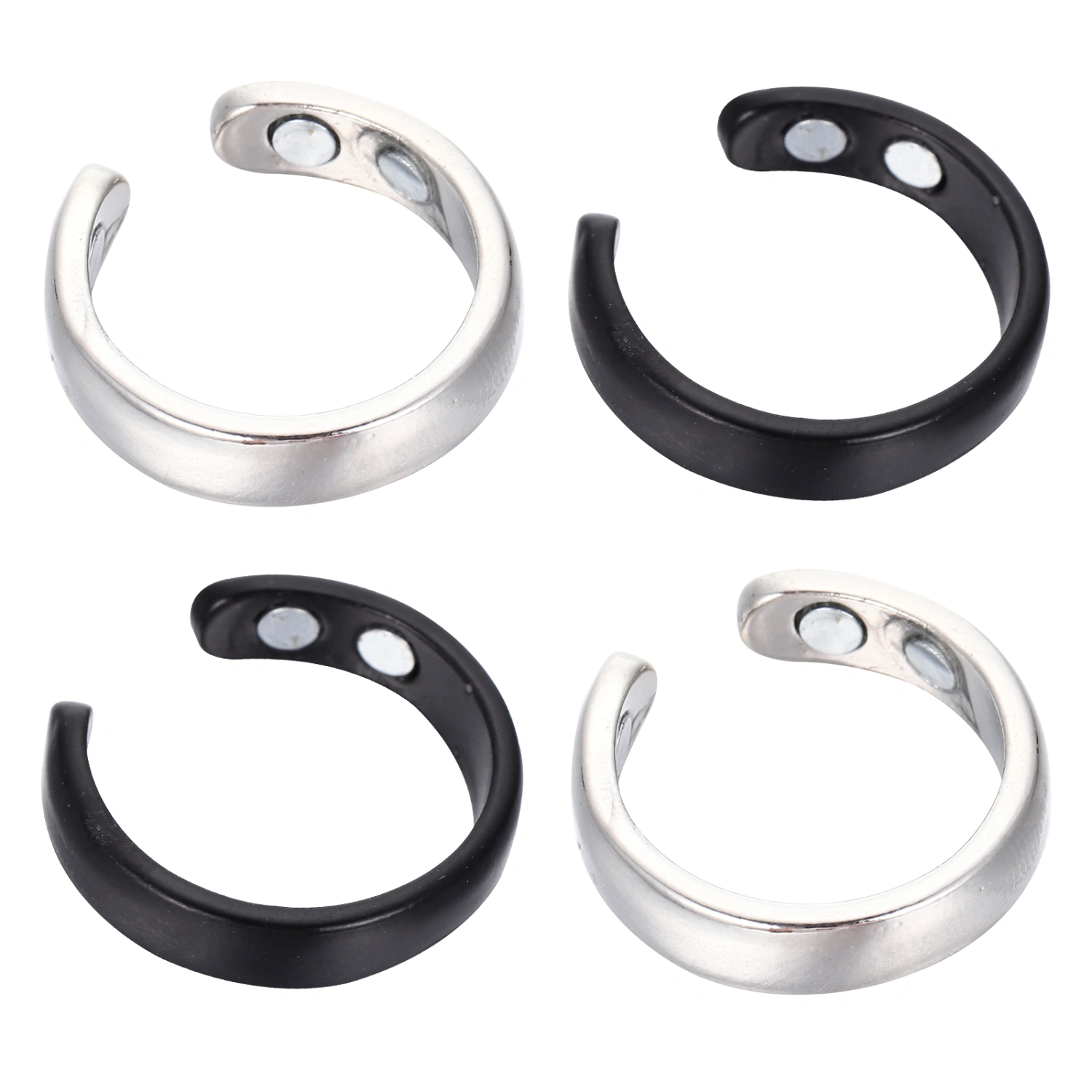 4Pcs Balance Energy Finger Loop Lymphatic Drainage Rings Lymph Detox Hand Ornament
