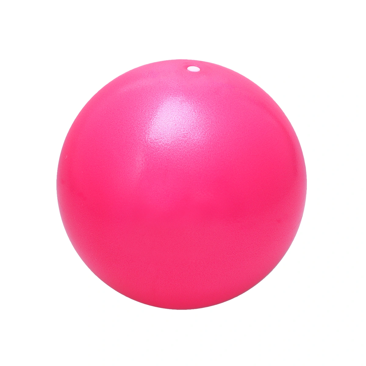 25cm Yoga Ball Physical Fitness Exercise Balance Ball for Women and Men (Pink)