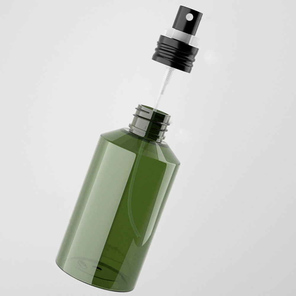 3pcs Portable Spray Bottle Empty Bottle Press Type Subpackaging Bottle Dispenser Spray Liquid Storage Container (200ML Dark Green)