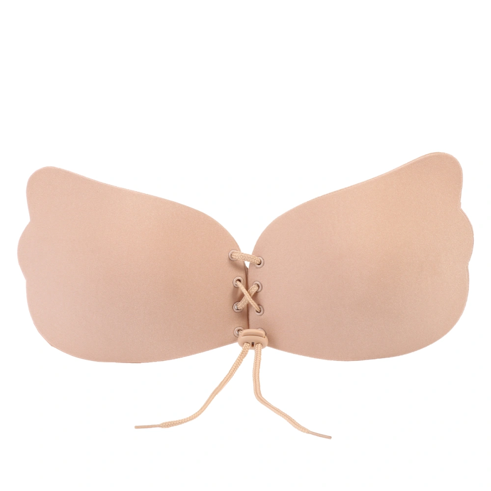 Push Up Self-Adhesive Breast Chest Paste Strapless Invisible Bra Intimates Accessories Waterproof Silicone Cover B-Cup Chocolate