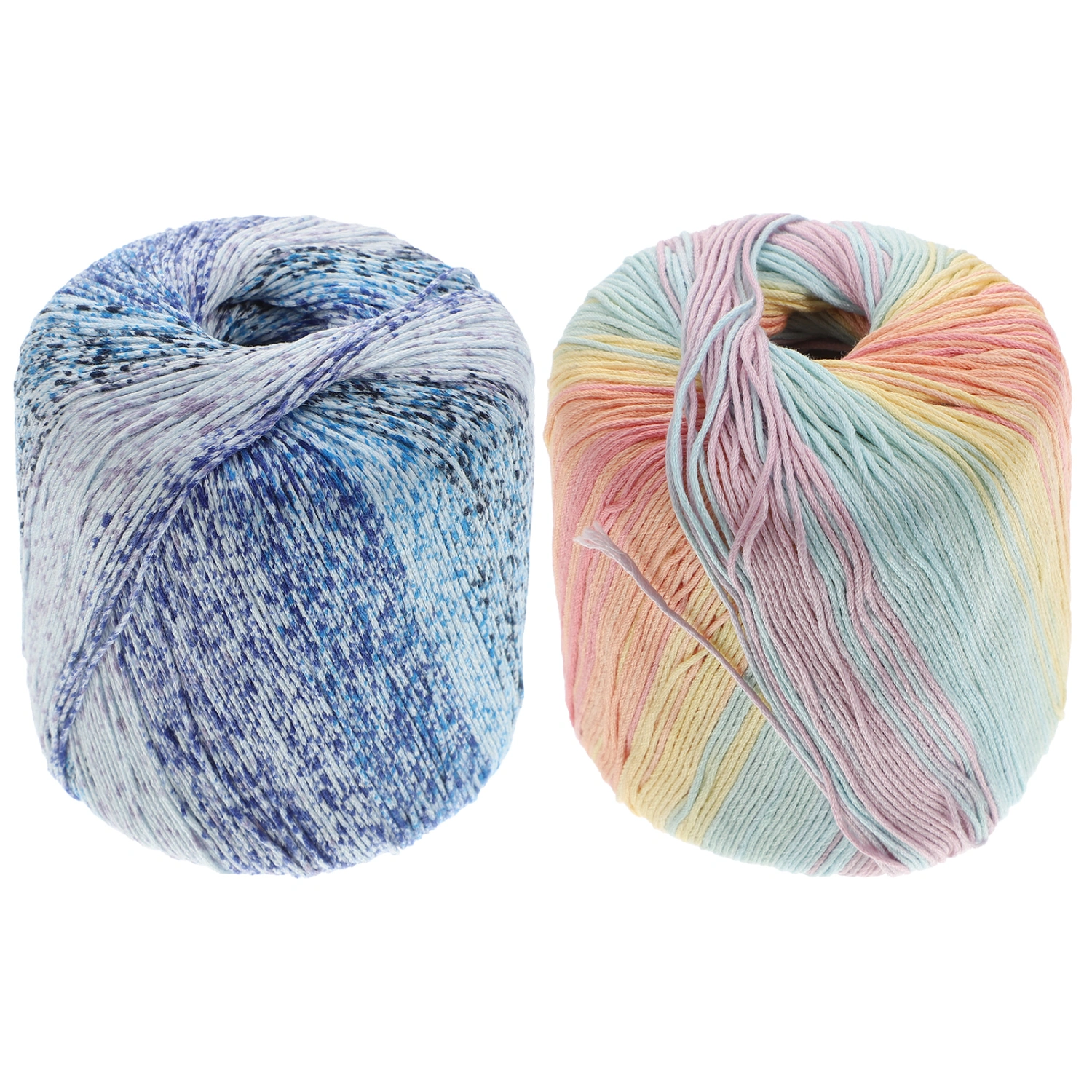 2pcs Cotton Woolen Yarns Hand-knitting Wool Yarns DIY Crafts Knitting Materials