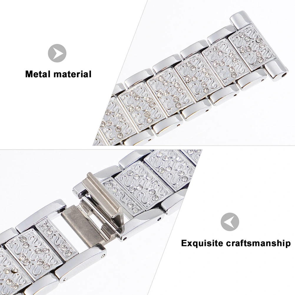 Stylish Strap Wristbands Accessories Rhinestone Watchband Compatible for
