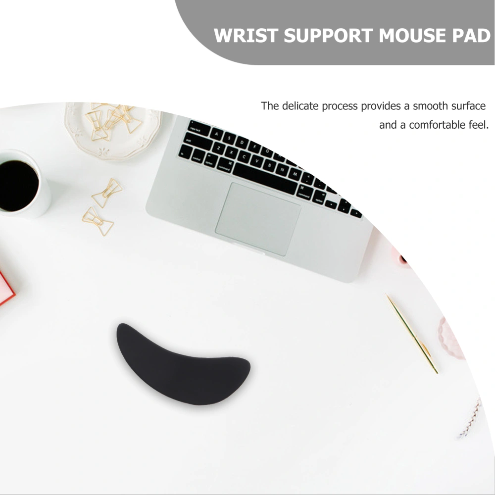 Mouse Wrist Rest Support Pad Wrist Pain Relief Anti-Skid Wrist Cushion (Black)