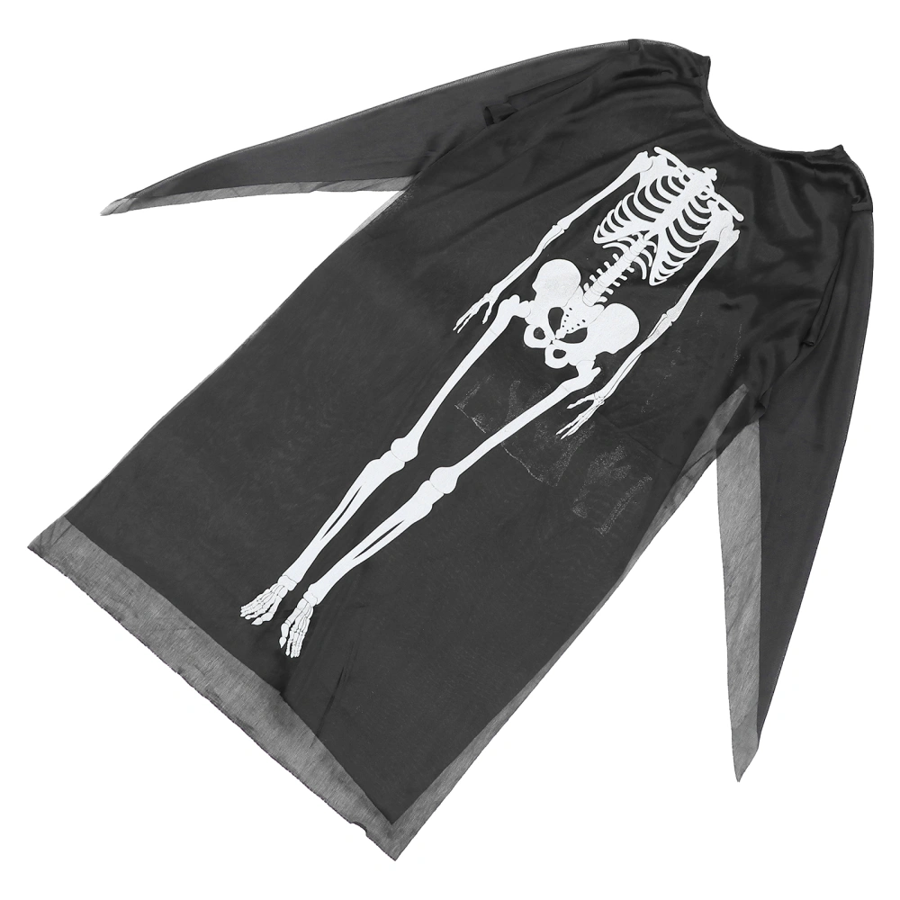 1Pc Halloween Skeleton Printed Clothe Kid Adult Costume Props Scary Costume