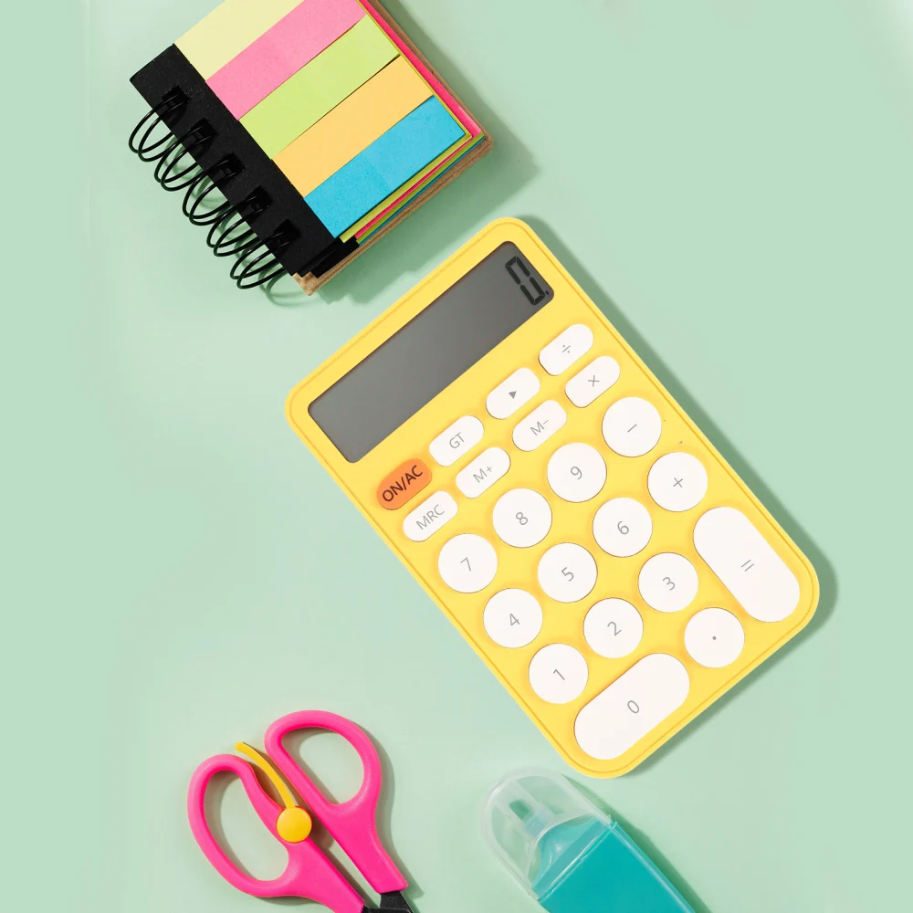 Plastic Small Calculator Candy Color Calculator Student Calculator Colorful Calculator