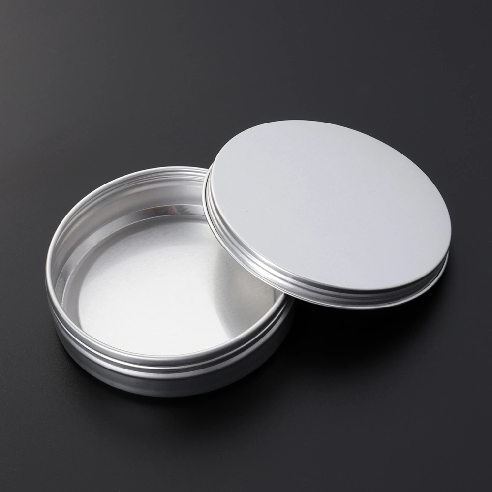 150ml Aluminium Specimen Box with Thread Travel Bottles Cosmetic Container Empty Cream Jar Pot with Lid for Makeup Pomade