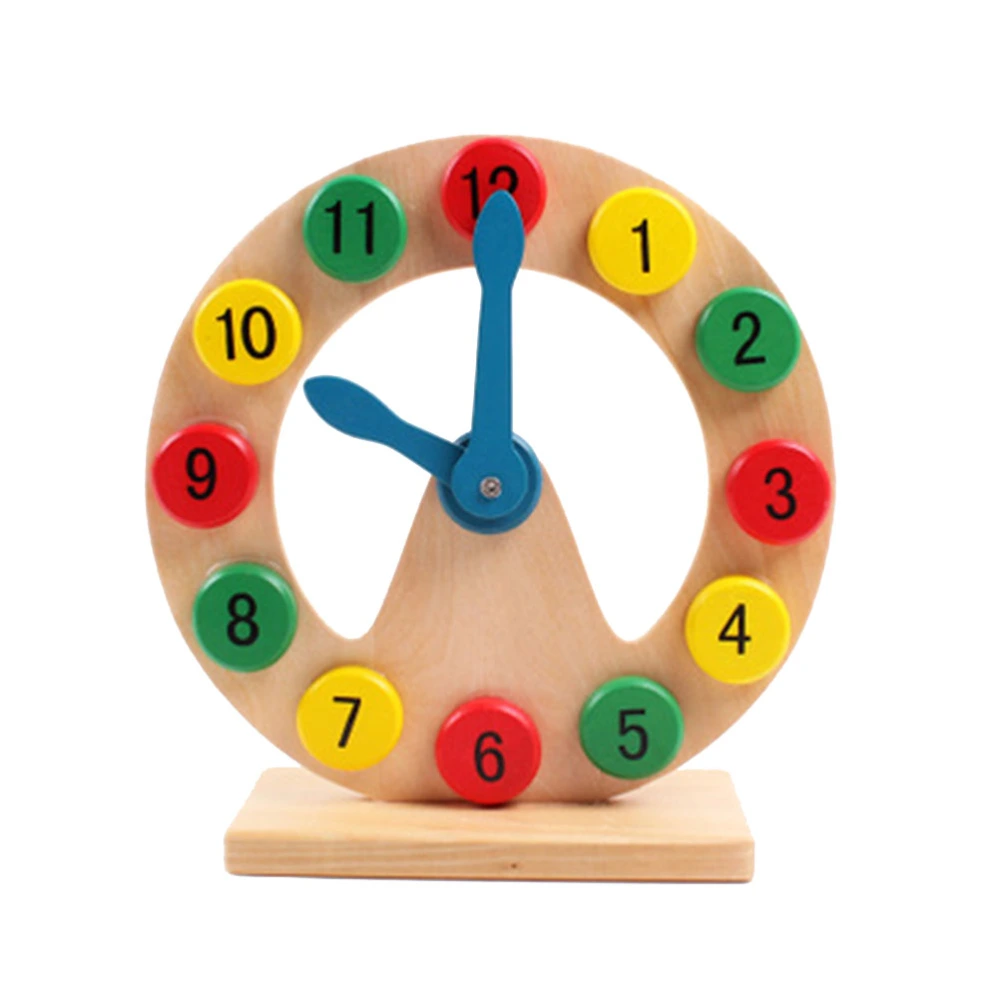 Children Wooden Numbers Clock Multifunctional Puzzle Toys Early Educational  Learning Cognitive Learning Toys for Boys and Girls