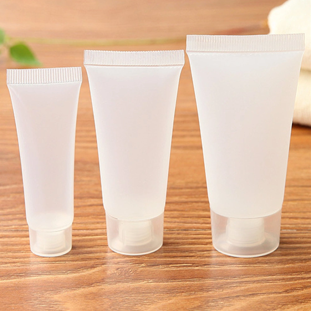 1 Set of Empty Lotion Bottles Travel Cosmetic Tubes Toiletry Lotion Bottles with Lid Travel Bottles