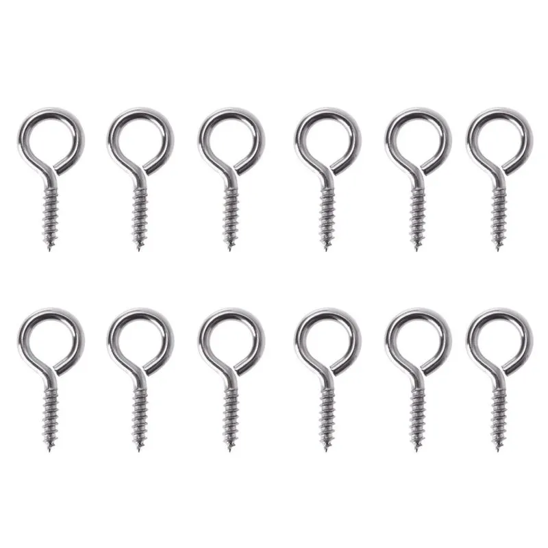 25pcs Screw Eye Pin Peg Bails Jewelry Making Findings for Crafting