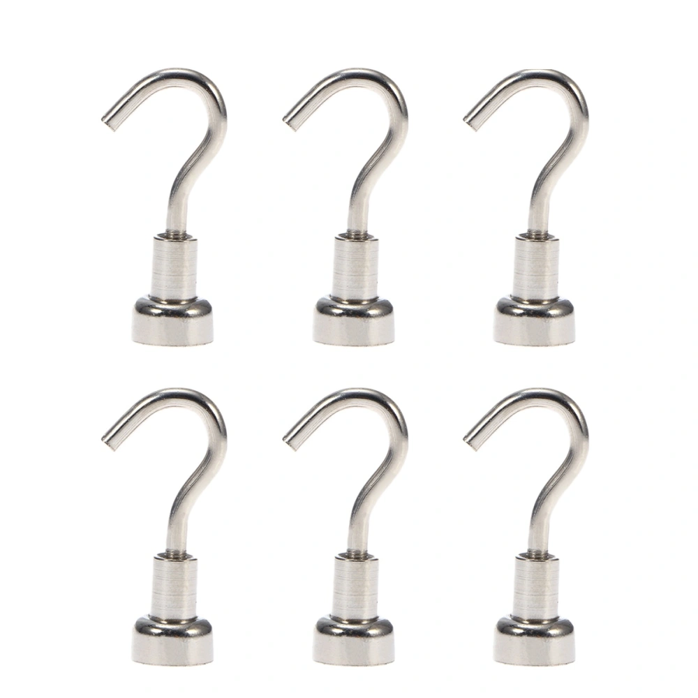 10pcs Heavy Duty Strong Magnetic Hooks for Storage and Organization Home Kitchen Accessories (D10)