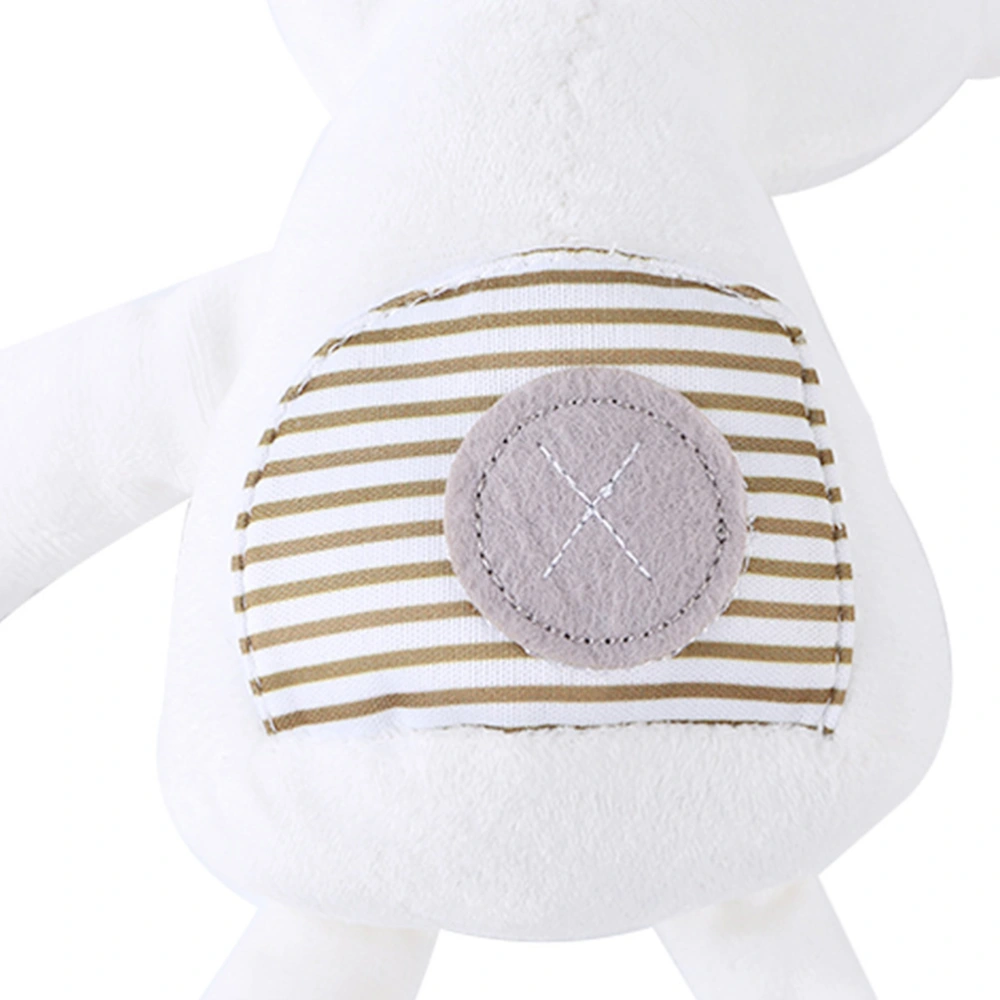 Adorable Stuffed Animal Toy Baby Girls Kids Bear Pacify Doll Plush Plaything (White Bear Foot Length 42cm)