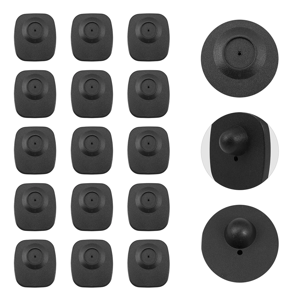 30Pcs Clothing Security Tags Anti Theft Buckles Radio Frequency Buckles