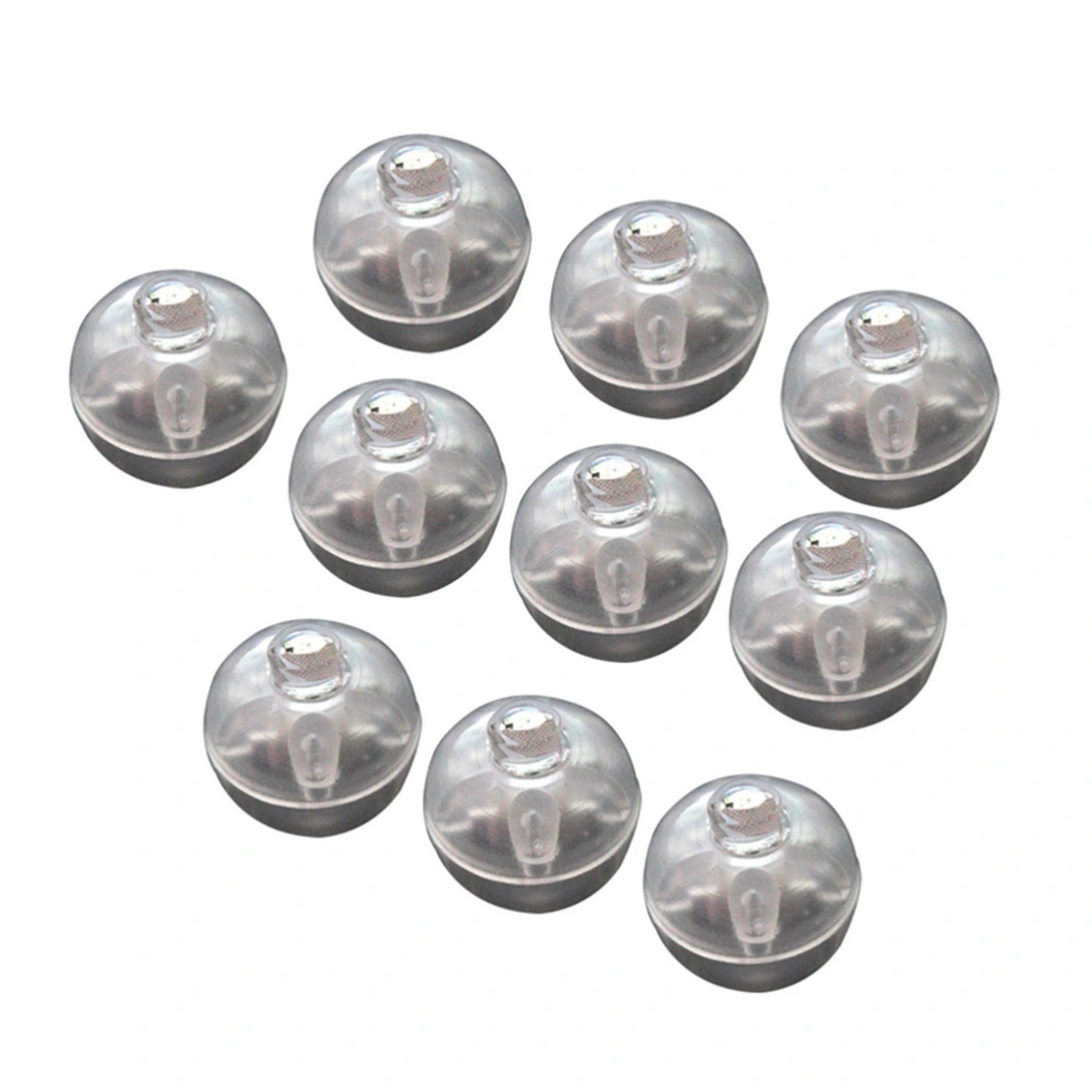 25pcs Plastic LED Lights Creative Tumbler Lamps Round Ball Lights Party Decorative Light for Home Bar KTV (White Light)