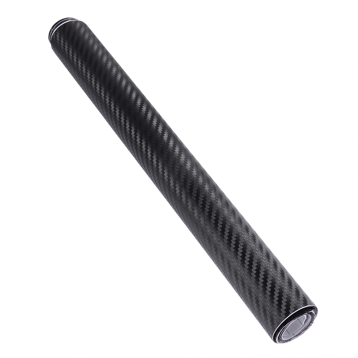 WINOMO 3D Carbon Fiber Wrap Roll DIY Sticker for Car Auto Vehicle Decor 30x127cm (Black)