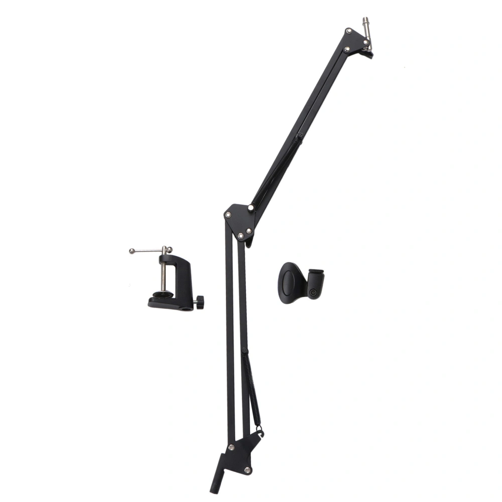 Foxnovo Broadcasting Studio Microphone Mic Suspension Boom Scissor Arm Stand (Black)