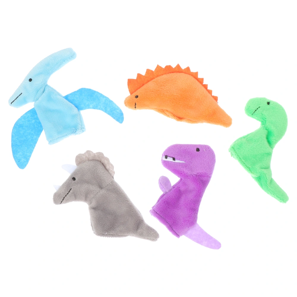 5pcs Animals Finger Cover Toys Finger Puppets Toys Funny Child Finger Toys