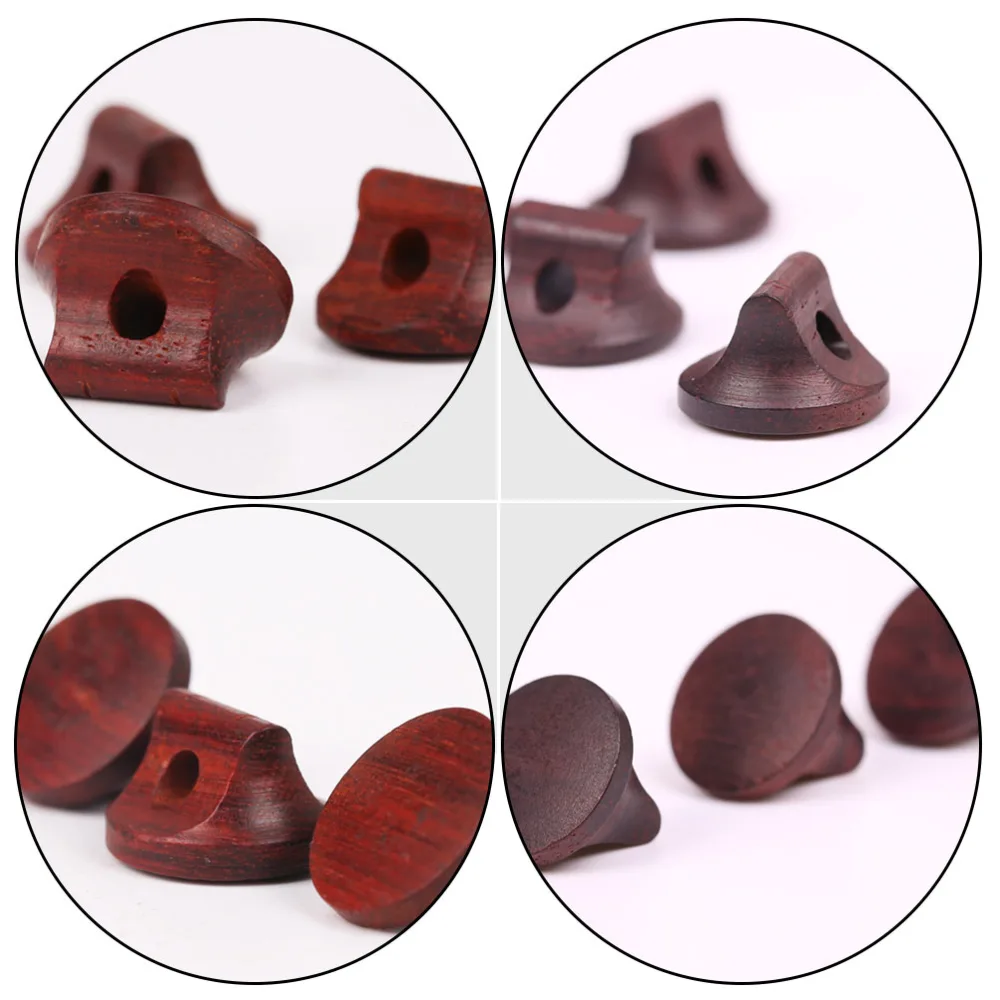 3pcs Erhu Bridges Red Sandalwood Erhu Bridges Musical Instrument Parts (Brown)