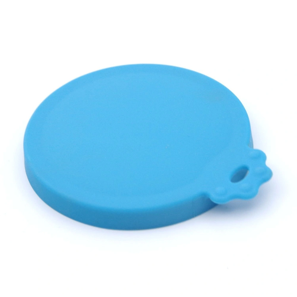 Food-Grade Silicone Pet Food Storage Can Lid Cover for Multiple Sizes (Blue)