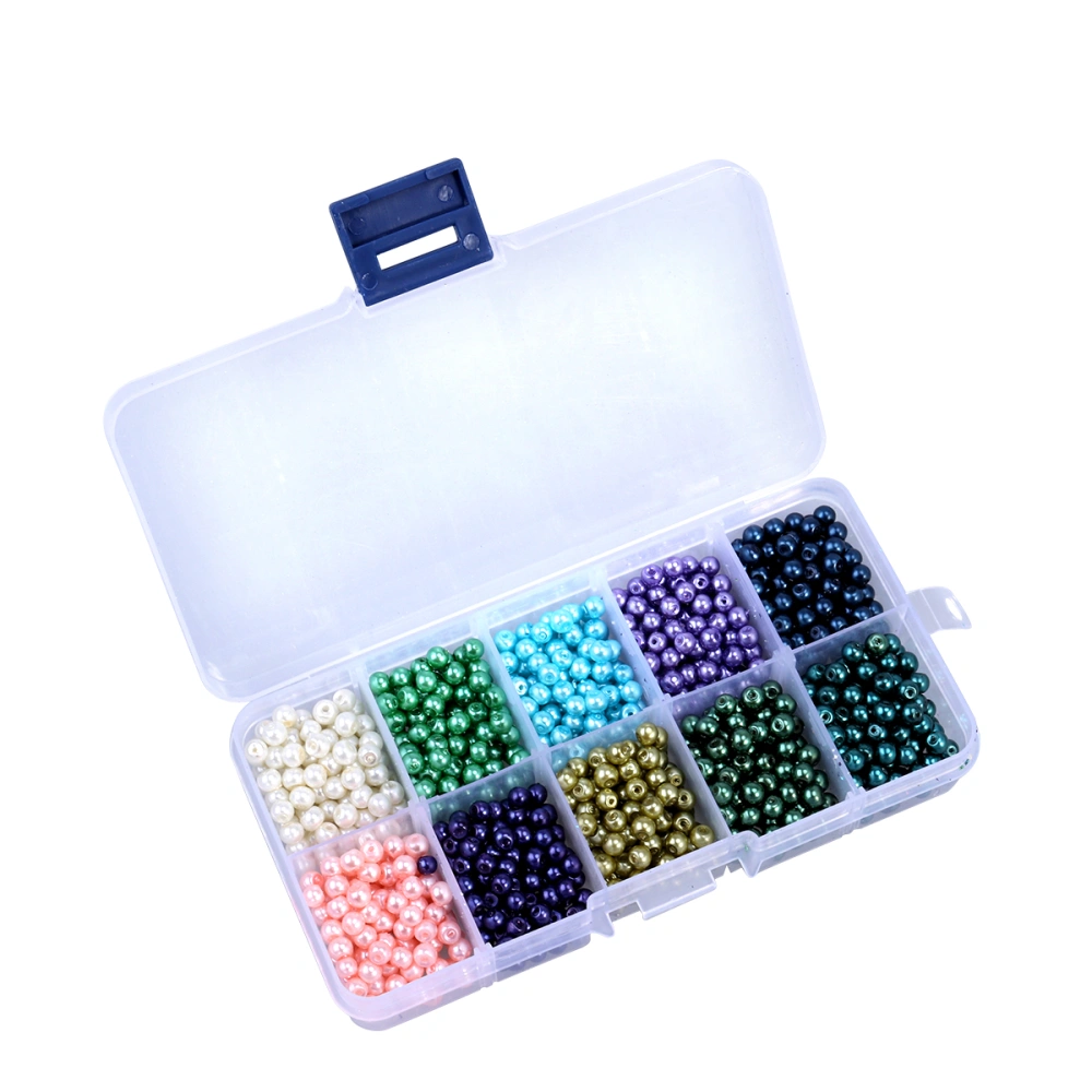 1000pcs 10 Colors Imitation Pearl Beads for Jewelry Making Crafts Kids DIY Necklace Bracelet