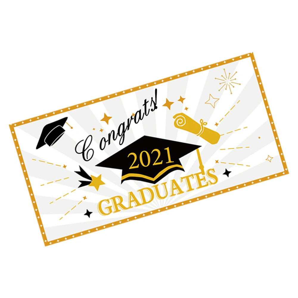 Graduation Background Banner Grad Prop Backdrop Grad Party Supplies for College