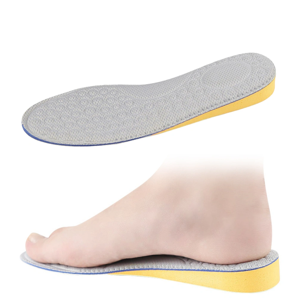 1 Pair of Inner Heightening Insoles Sweat-absorbing Shoe Pads Height Increase Shoe Lifts Size 41-42 (2.5cm)