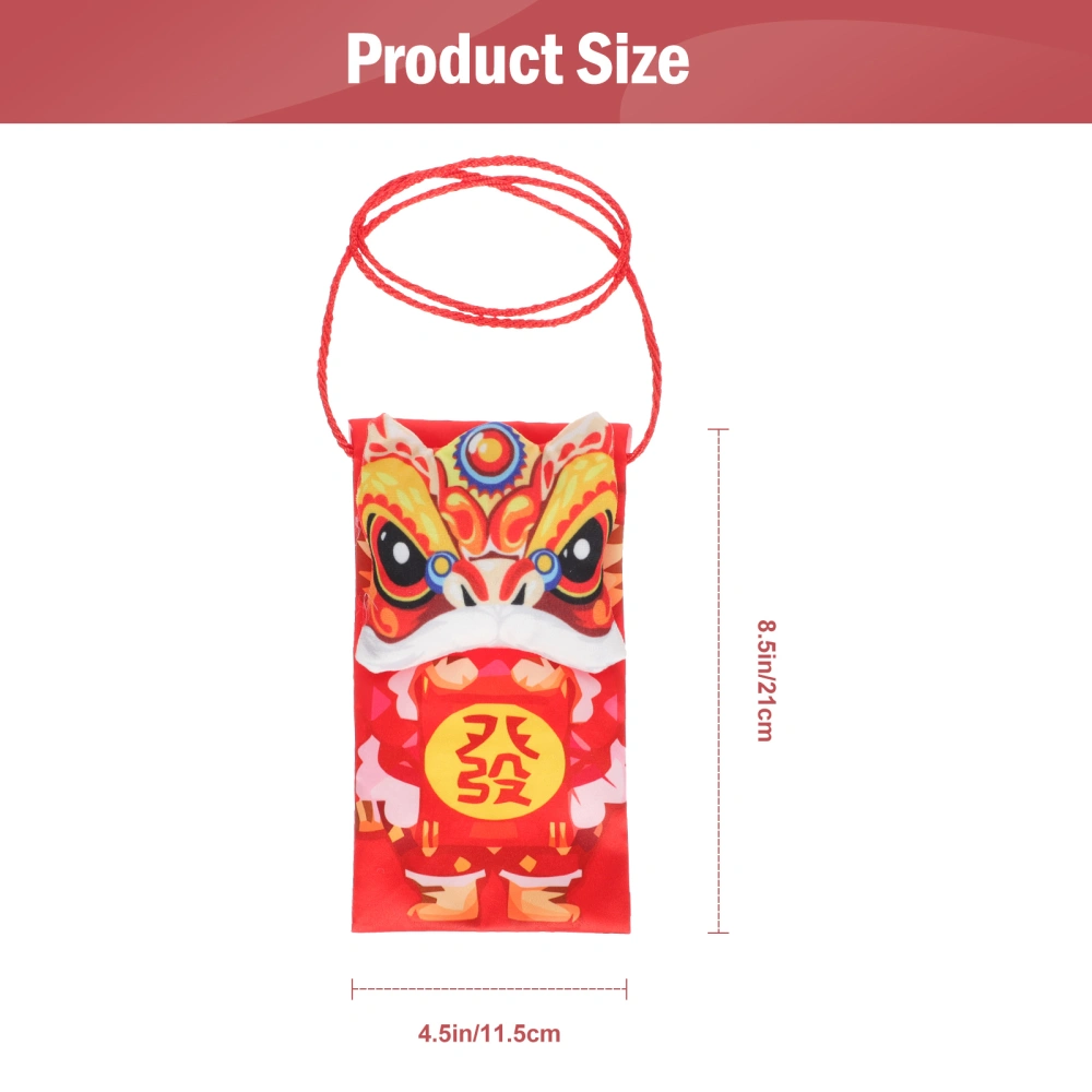 New Year Envelope Chinese Style Packet Retro Red Packets Phone Storage Bag