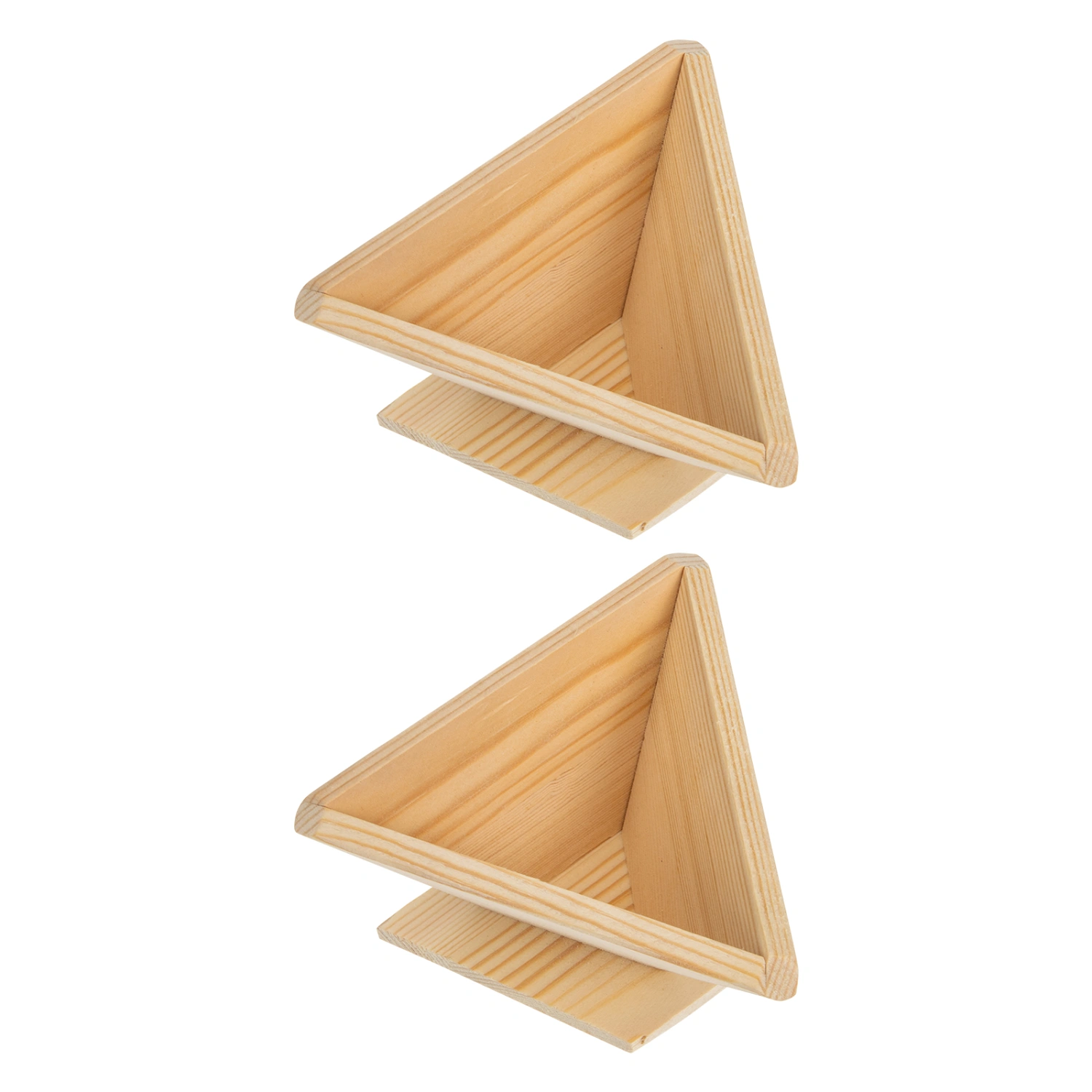 2pcs Wooden Rice Ball Mold Traditional Chinese Rice-pudding Triangle Molds