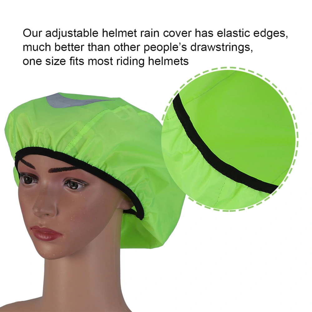 Bike Helmet Cover High Visibility Waterproof Cycling Helmet Rain Cover