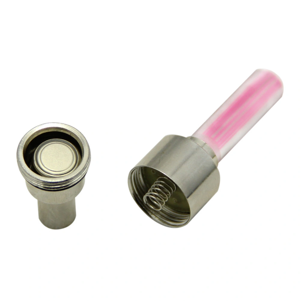 2pcs Wheel Lights Tire Light for Car Bike Motorcycle (Pink)