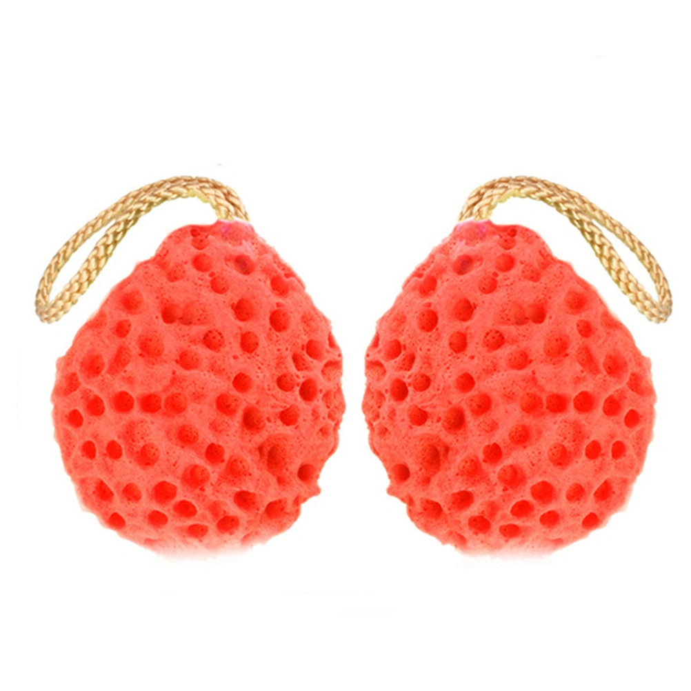 3pcs Honeycomb Shaped Bath Sponge Cleansing Sponge Sea Sponges Bath Ball Shower Ball (Yellow + Green + Orange)