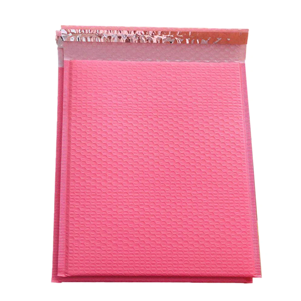 25pcs Courier Bags Color Co-extrusion Film Portable Shockproof Clothing Packaging Bags Thick Bags (Pink)