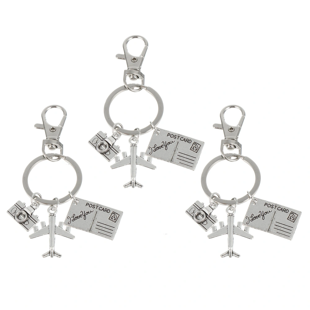 3PCS Graduation Season Key Ring Premium Keychain Special Hanging Decor Key Chain