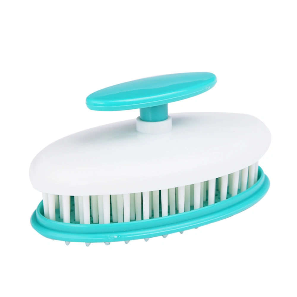 Shampoo Scalp Hair Shower Massage Brush Comb (Green)