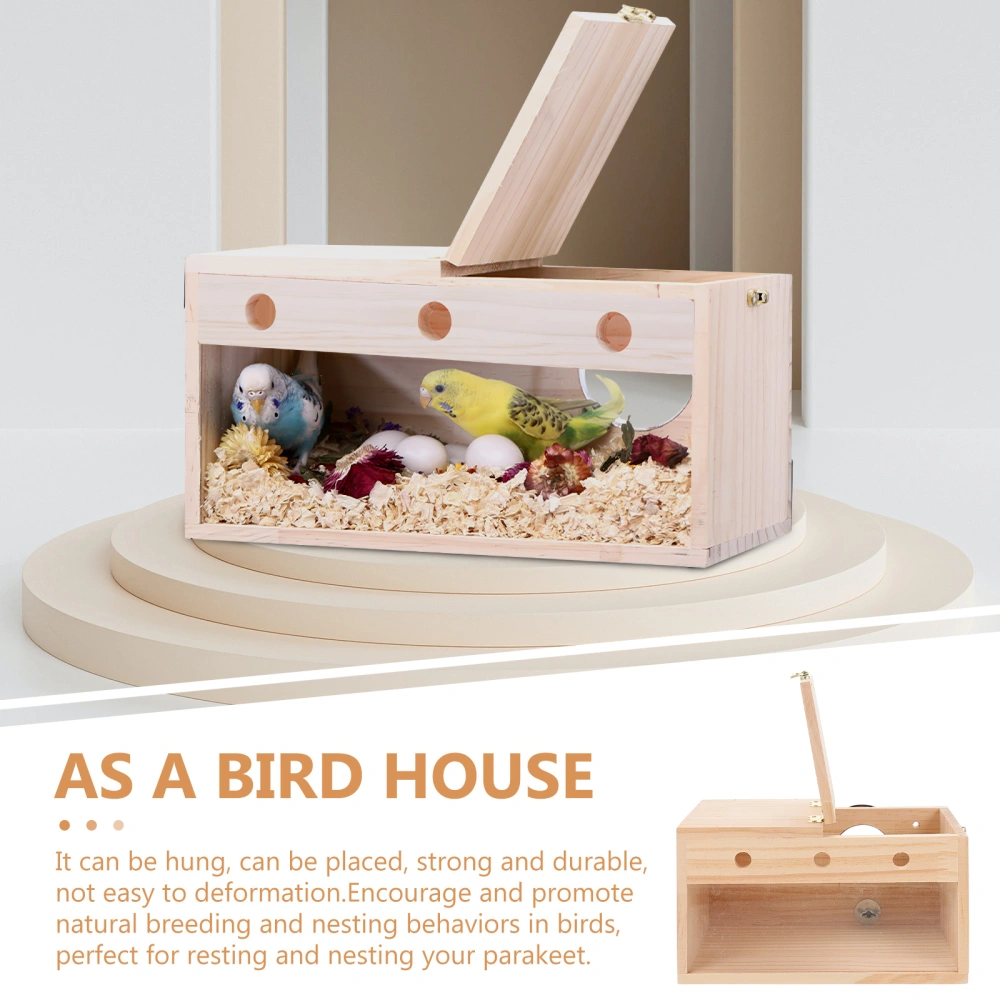 Household Nesting Box Wear-resistant Parakeet Nest Decorative Bird Nest Bird Accessory