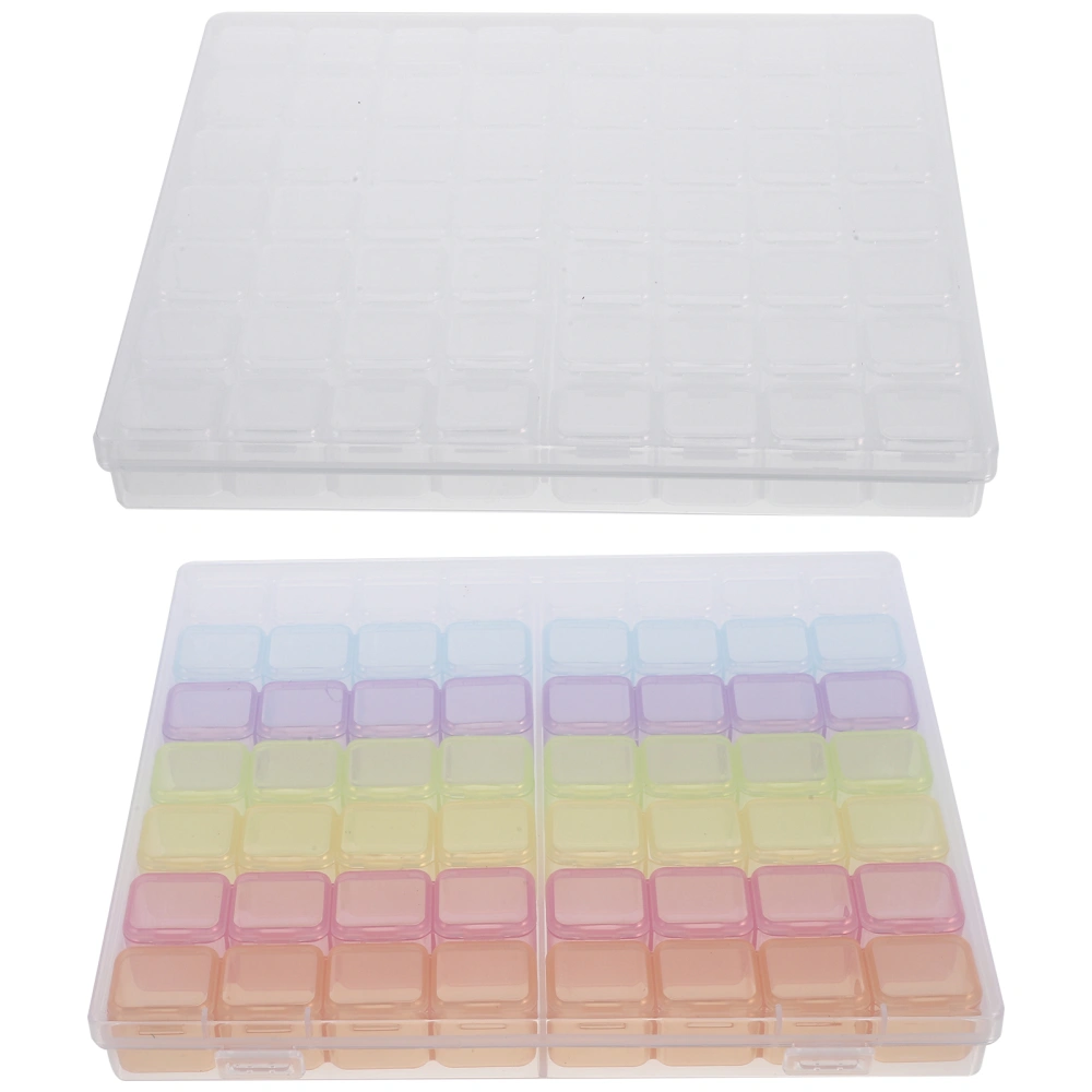 2pcs Diamond Storage Boxes Storage Cases Colorful Storage Boxes Diamond Holders