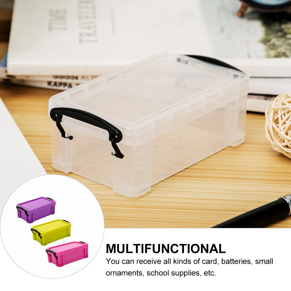 3pcs Household Storage Container Portable Sundries Storage Box Storage Basket