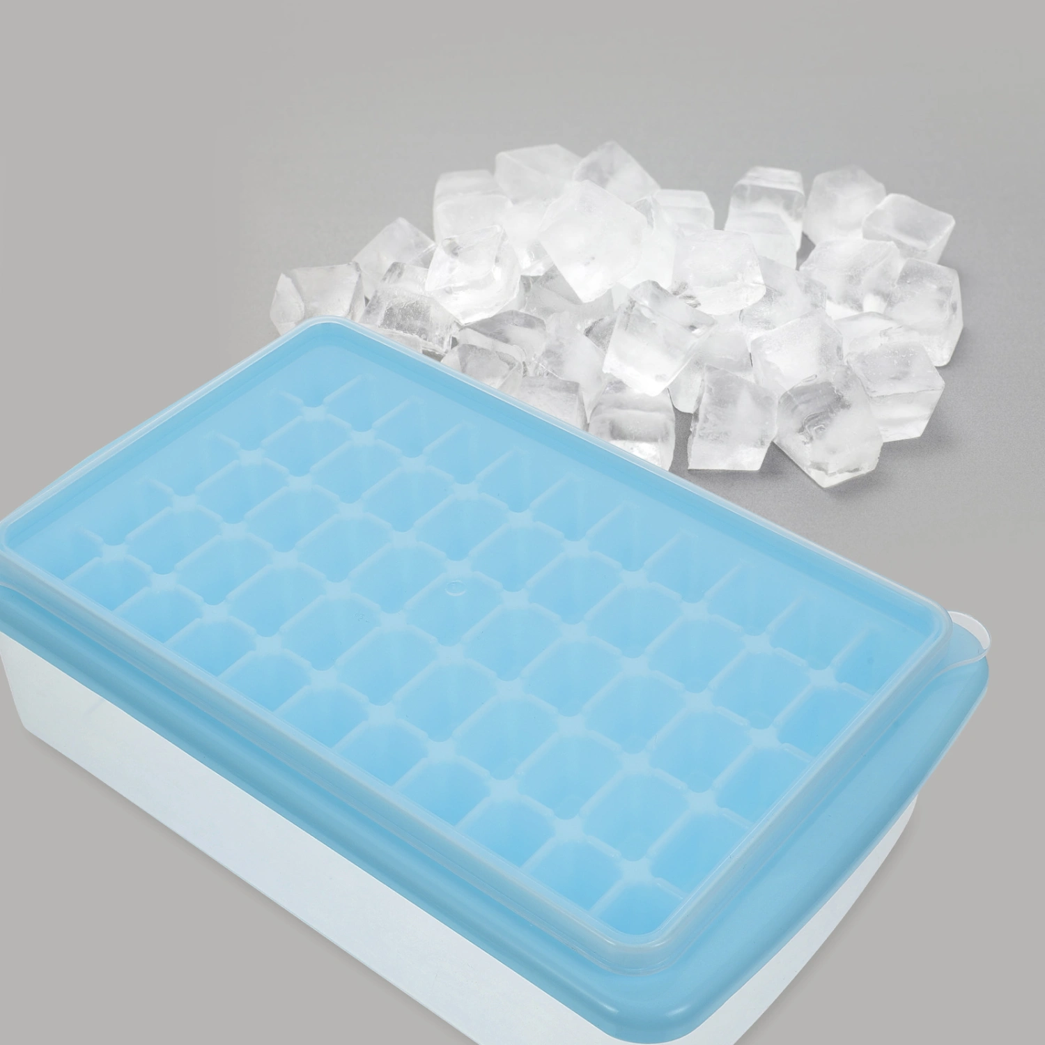1 Set Ice Cube Trays with Lids Ice Cube Maker Ice Trays for Freezer Ice Scoop