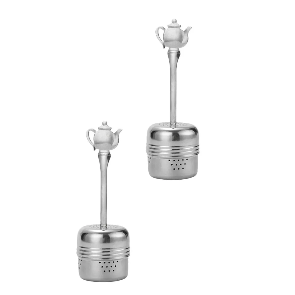 2Pcs Stainless Steel Tea Filter Creative Tea Infuser Kitchen Tea Filter