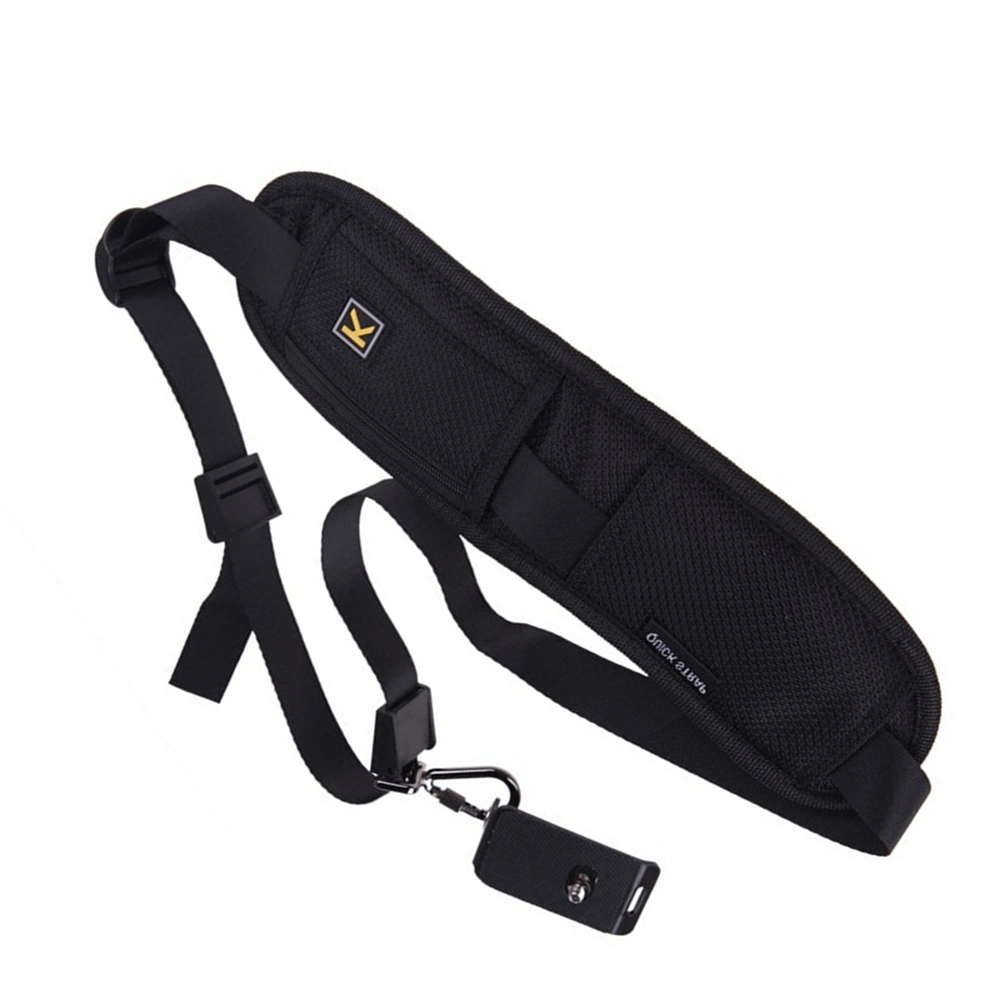 Quick Rapid Camera Single Shoulder Sling Strap for / Nikon / / Pentax DSLR Camera (Black)