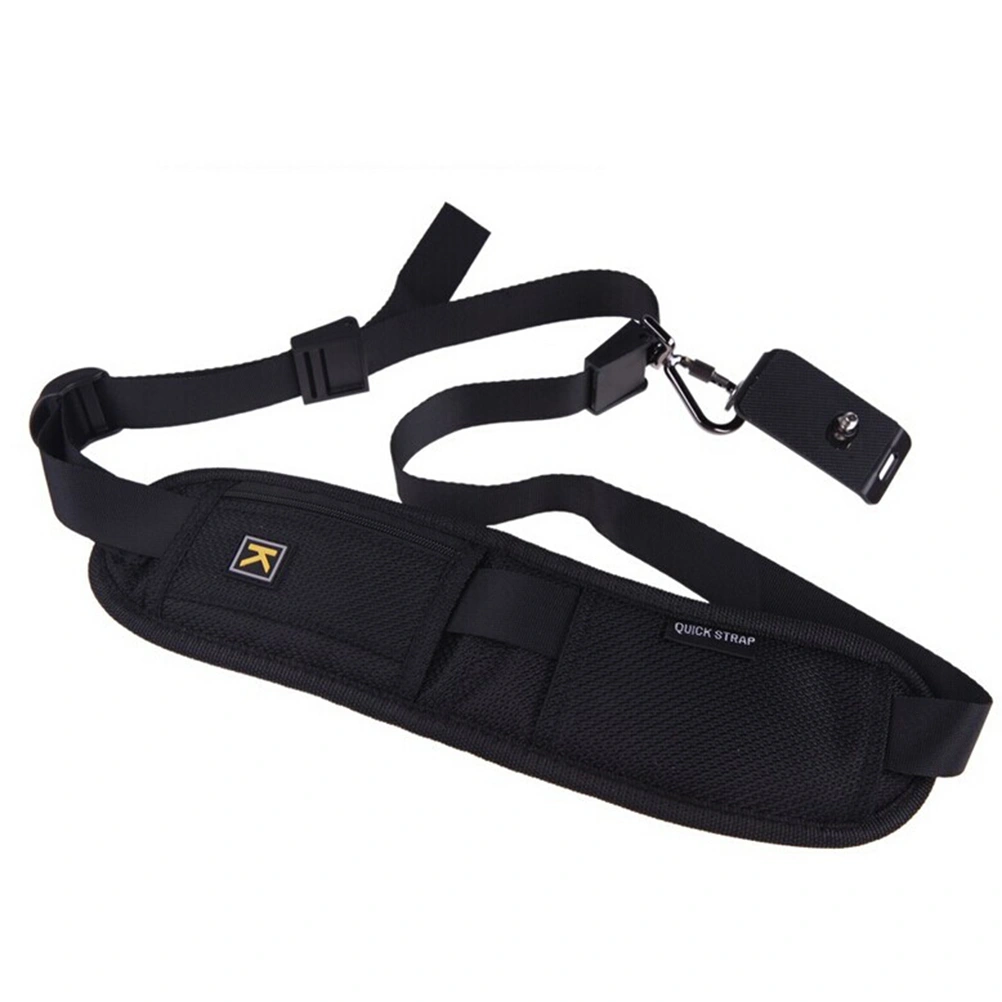 Quick Rapid Camera Single Shoulder Sling Strap for / Nikon / / Pentax DSLR Camera (Black)