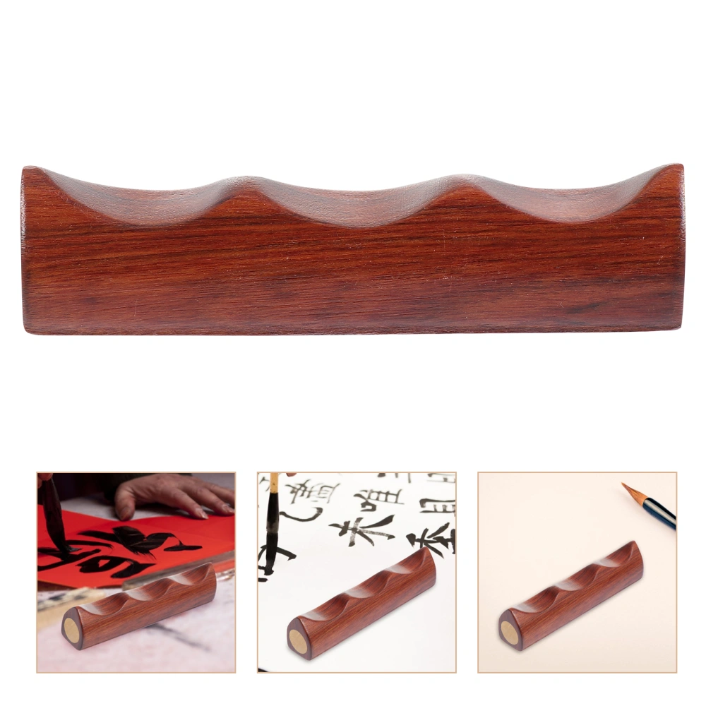 1 Pc Practical Calligraphy Brush Pen Support Practical Brush Pen Rack Wood Brush Rest