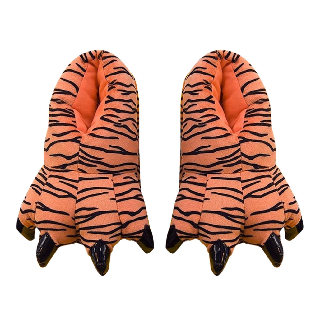 1 Pair Cartoon Claw Shaped Slipper Dinosaur Claw Slippers Plush Slippers (Kids)