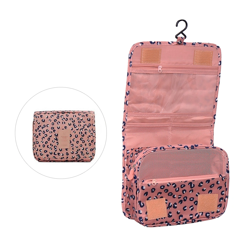 Hanging Travel Storage Bag Hanger Cosmetic Bag Make-up Bag Portable Travel Pouch Hand Pack (Navy Point)