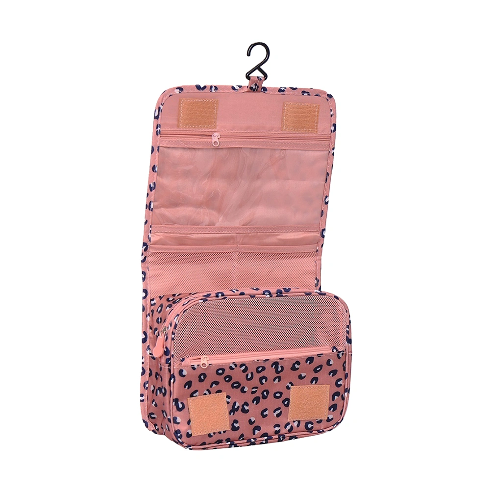 Hanging Travel Storage Bag Hanger Cosmetic Bag Make-up Bag Portable Travel Pouch Hand Pack (Navy Point)