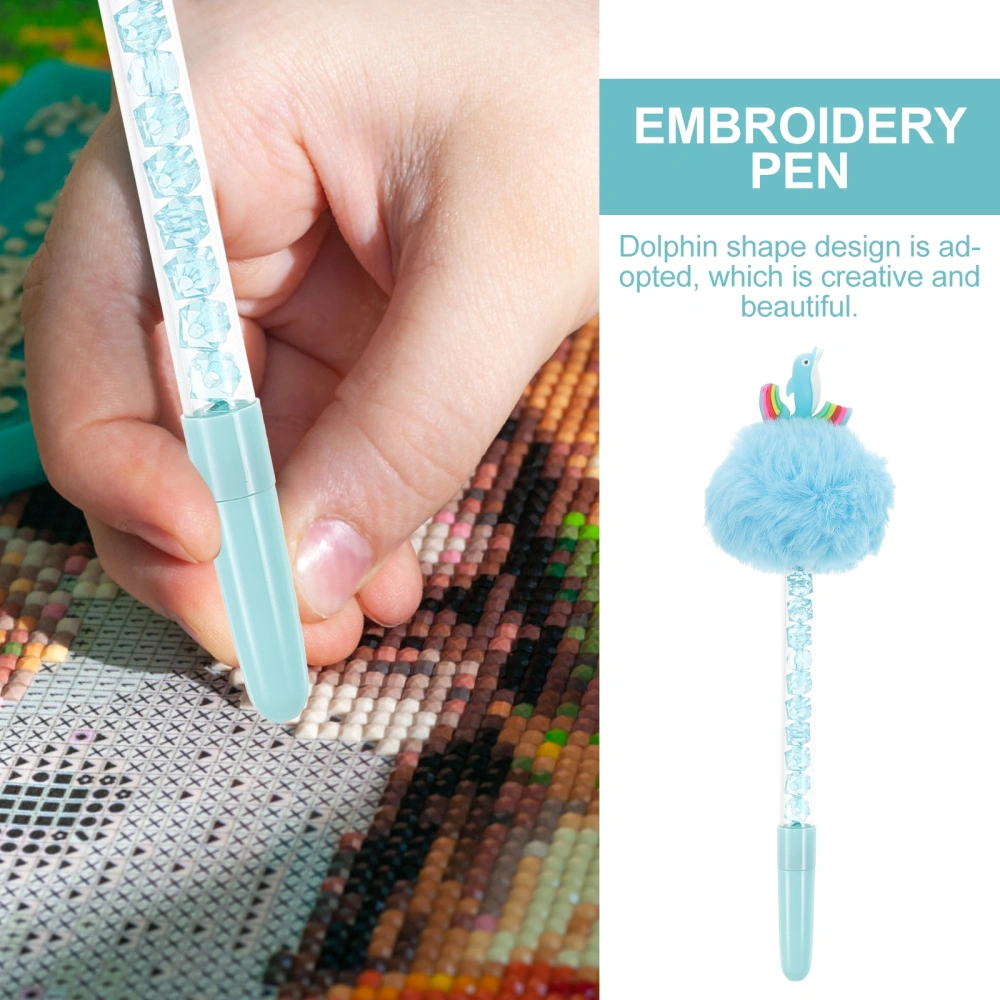 2pcs Ladybug Beetle Shape Diamond Pens Point Drill Pen Rhinestone Painting Tool