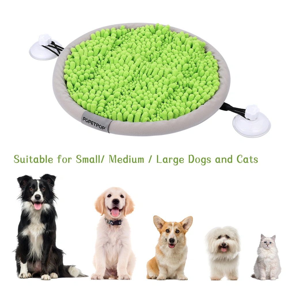 POPETPOP 1 Set Pet Sniffing Training Pad Dog Slow Feeding Mat Pet Interactive Feeding Mat Foraging Snuffle Mat for Dogs Cats